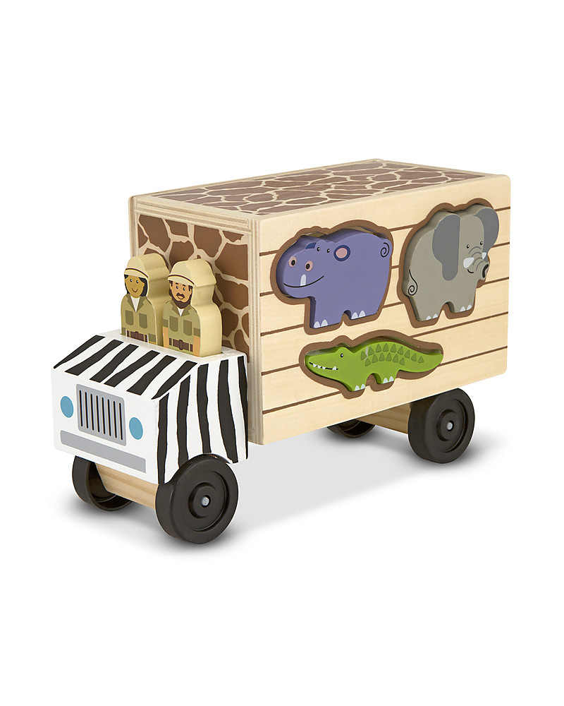 melissa & doug animal rescue wooden play set